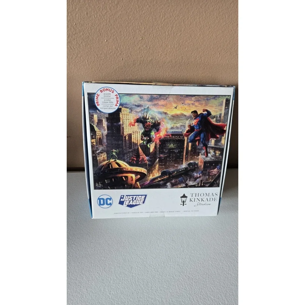 NEW Sealed Thomas Kinkade DC Justice League 1000pc‎ Jigsaw Puzzle